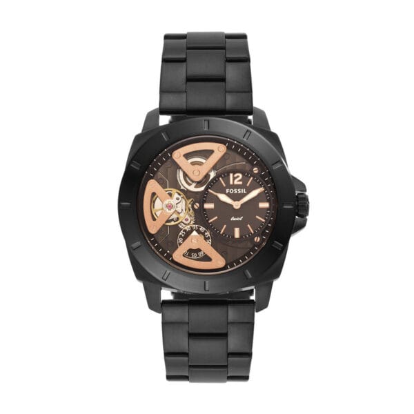 Fossil Privateer Twist Black Stainless Steel Watch - Image 2