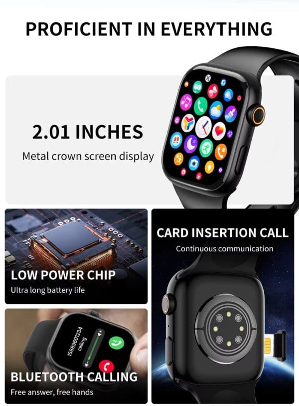 Side view of BW11 4G Android Smartwatch showing premium metal casing and buttons Display Feature Image: