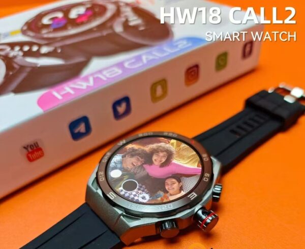 HW18 Call 2 Smartwatch 8+128GB Amoled Screen Android 5G - Image 2