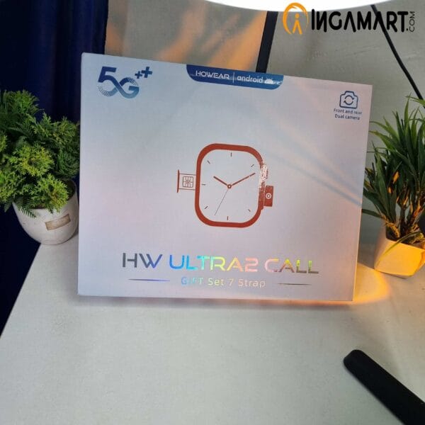 HW Ultra2 Call Gift Set 7 Strap Smartwatch, Android, 4GB RAM, 64GB Storage