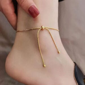 18K Gold Plated Dainty Chain Anklet