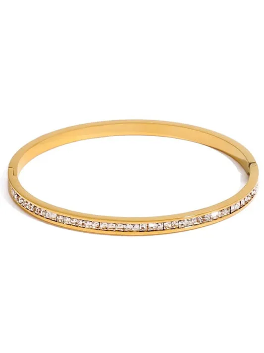 Diamond Drape Bangle