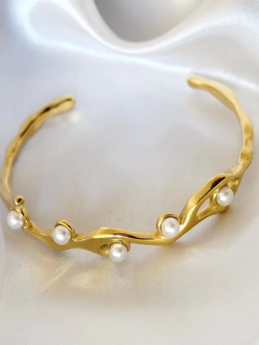 Moonbud Bracelet Cuff - Image 2
