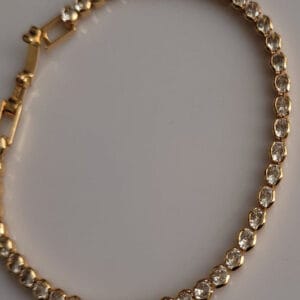 18K Gold Plated Full AD Stone Bracelet